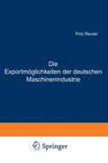 Die Exportmöglichkeiten der deutschen Maschinenindustrie