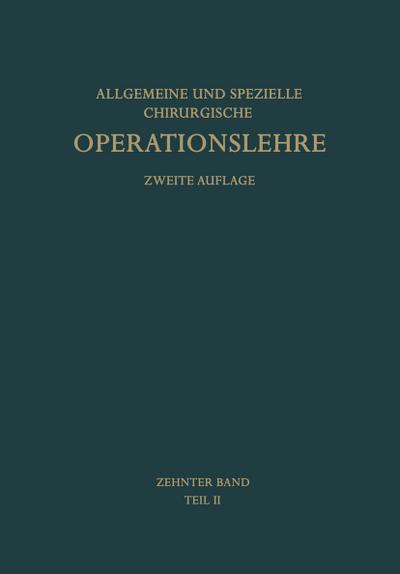 Die Operationen an den Extremitäten