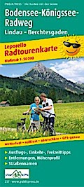 Bodensee-Königssee-Radweg, Lindau - Berchtesgaden: Leporello Radtourenkarte mit Ausflugszielen, Einkehr- & Freizeittipps, reissfest, wetterfest, gps-genau. 1:50000 (Leporello Radtourenkarte: LEP-RK)