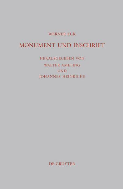Monument und Inschrift