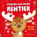 Streichle das kleine Rentier