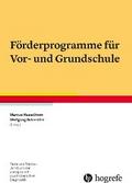 Förderprogramme für Vor- und Grundschule