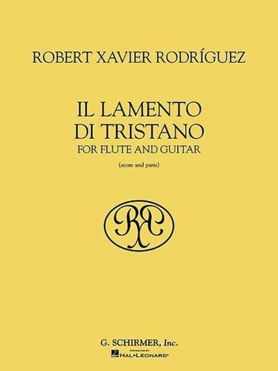 Il Lamento Di Tristano: For Flute and Guitar (Score and Parts)