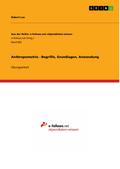 Anthropometrie - Begriffe, Grundlagen, Anwendung