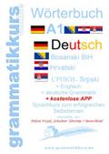 Wörterbuch Deutsch-Englisch-Kroatisch-Bosnisch-Serbisch Niveau A1
