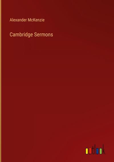 Cambridge Sermons