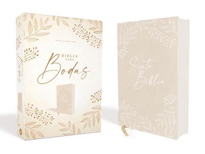 Rvr60, Santa Biblia Para Bodas, Tapa Dura/Tela, Caja de Regalo, Palabras de Jesús En Rojo, Comfort Print