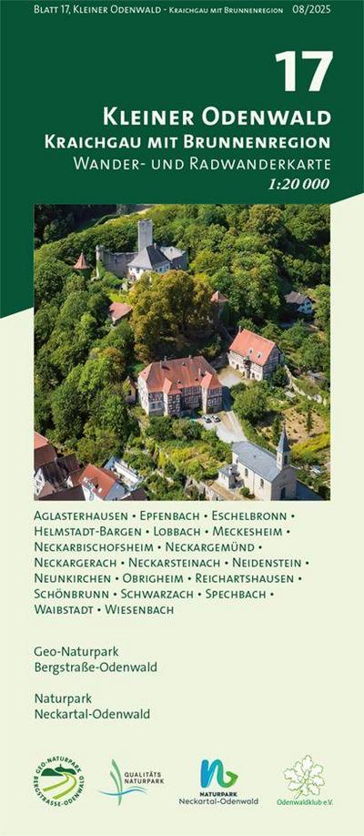 Blatt 17, Kleiner Odenwald - Kraichgau mit Brunnenregion