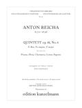 Quintett F-Dur op.88,6für Flöte, Oboe, Klarinette, Horn und Fagott