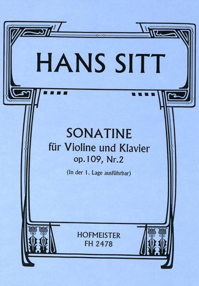 Sonatine op.109,2 für Violineund Klavier