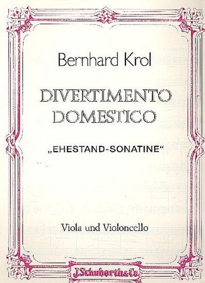 Divertimento domestico op.111Für Viola und Violoncello