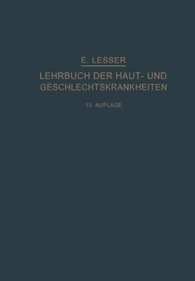 Lehrbuch der Haut- und Geschlechtskrankheiten