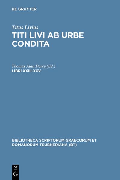 Libri XXIII-XXV