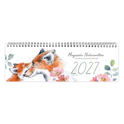 Tischkalender Füchse 2027