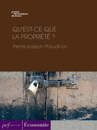 Qu’’est-ce que la propriété ?