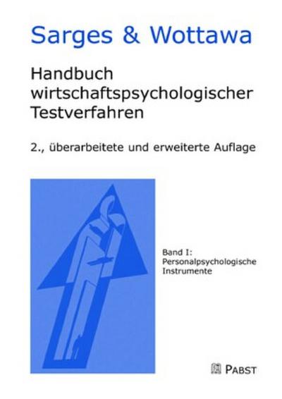 Handbuch wirtschaftspsychologischer Testverfahren Personalpsychologische Instrumente