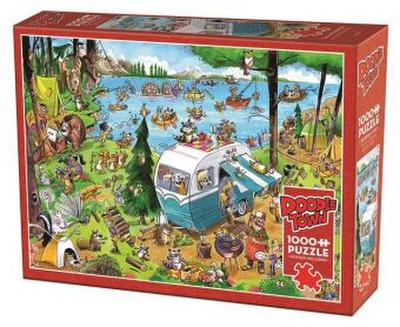 COBBLE HILL PUZZLES - Verrückter Campingplatz 1000 Teile