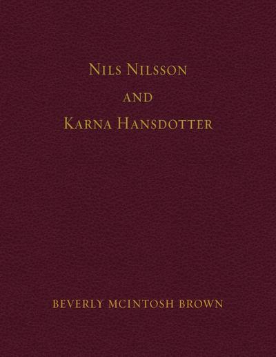 Nils Nilsson and Karna Hansdotter