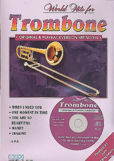 World Hits for Trombone, m. Audio-CD