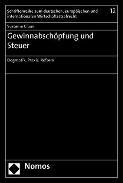 Gewinnabschöpfung und Steuer