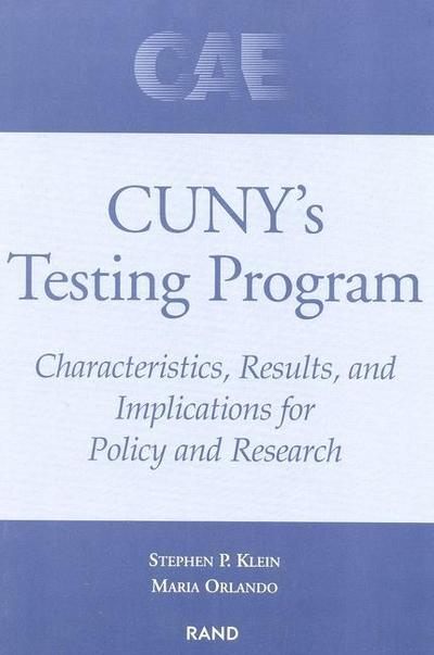 Cuny’s Testing Program