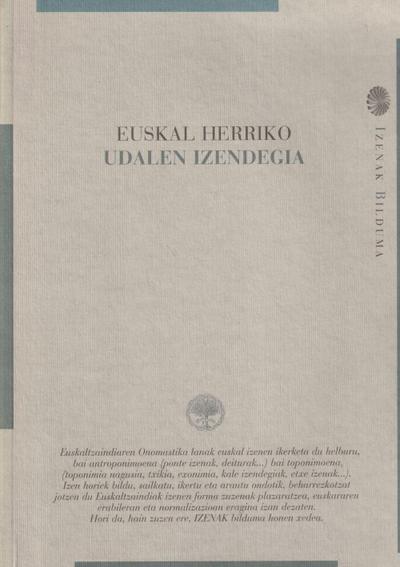 Euskal herriko udalen izendegia