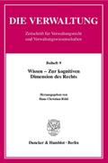 Wissen - Zur kognitiven Dimension des Rechts