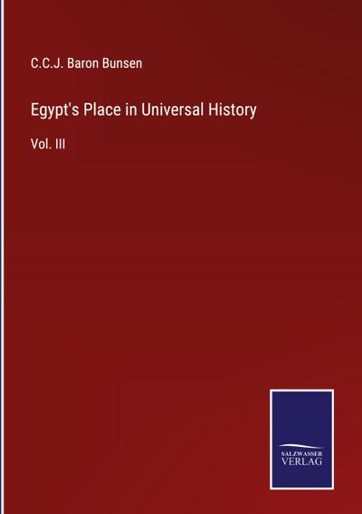 Egypt’s Place in Universal History