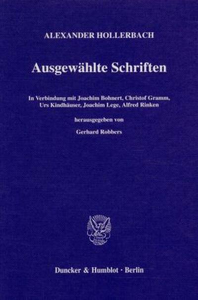 Ausgewählte Schriften