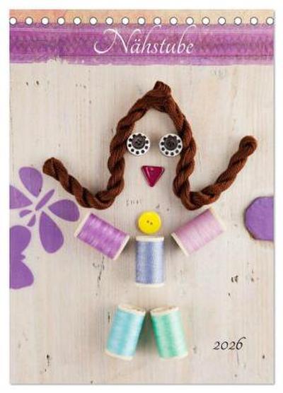 Nähstube (Tischkalender 2026 DIN A5 hoch), CALVENDO Monatskalender