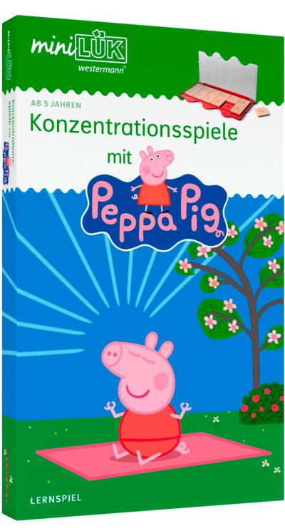 miniLÜK. Kindergarten/Vorschule Set Konzentrationsspiele mit Peppa Pig