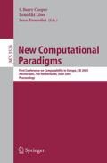 New Computational Paradigms