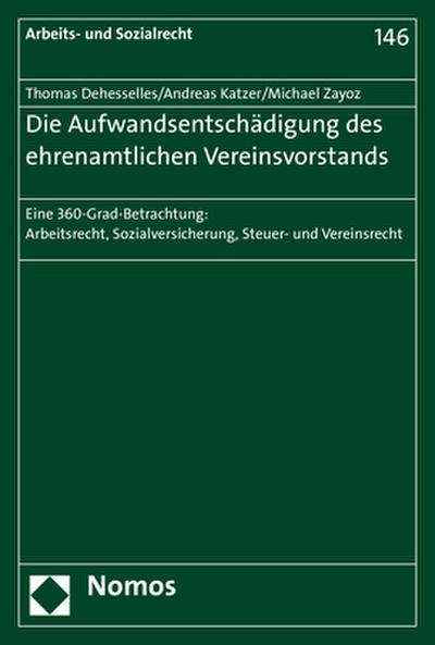 Die Aufwandsentschädigung des ehrenamtlichen Vereinsvorstands