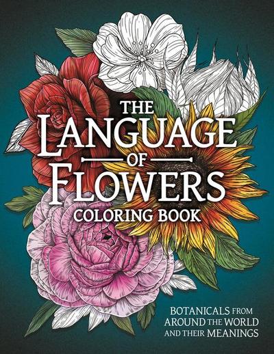 The Language of Flowers Coloring Book