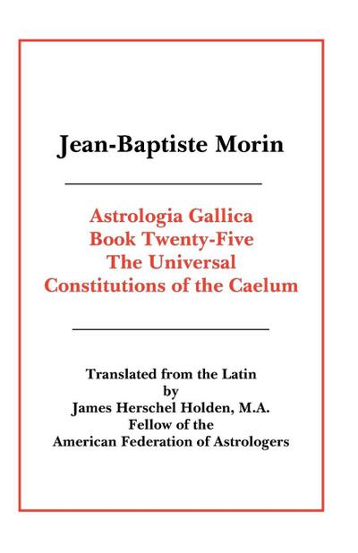 Astrologia Gallica Book 25