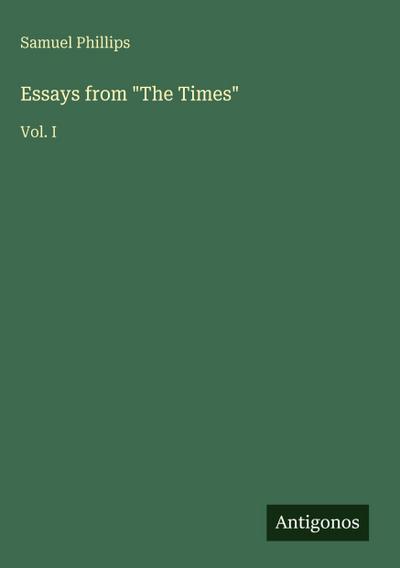 Essays from "The Times"