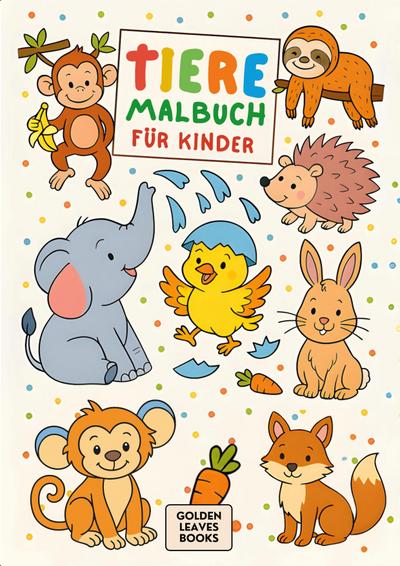 Tiere Malbuch für Kinder