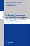 Declarative Programming and Knowledge Management