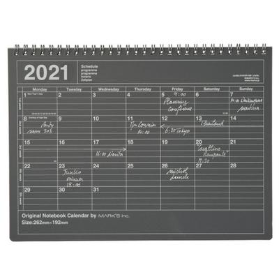 MARK’S 2021 Tischkalender M // Black
