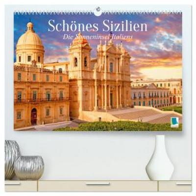 Schönes Sizilien: die Sonneninsel Italiens (hochwertiger Premium Wandkalender 2026 DIN A2 quer), Kunstdruck in Hochglanz