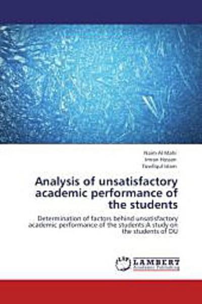 Analysis of unsatisfactory academic performance of the students