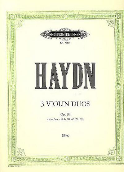 3 Duos Op. 99 for 2 Violins
