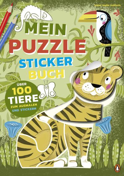 Mein bunter Puzzle-Sticker-Spaß - Tiere