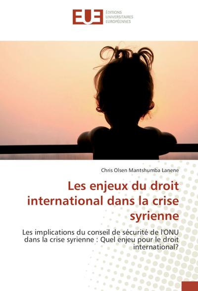 Les enjeux du droit international dans la crise syrienne