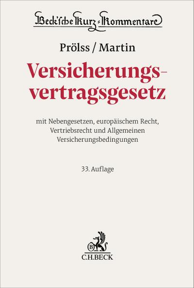 Versicherungsvertragsgesetz. VVG