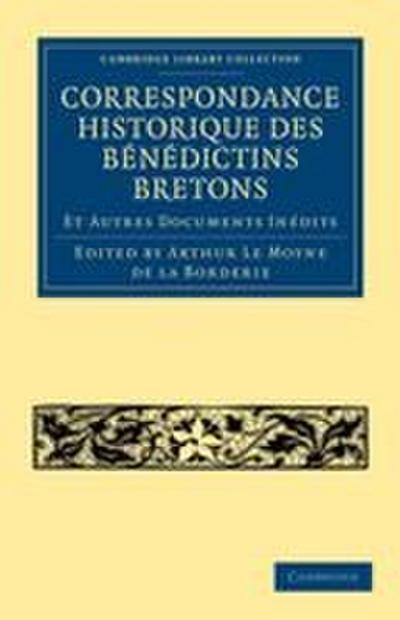 Correspondance Historique des Bénédictins             Bretons