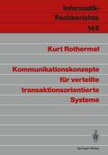 Kommunikationskonzepte für verteilte transaktionsorientierte Systeme