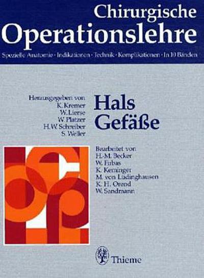 Chirurgische Operationslehre Hals, Gefäße