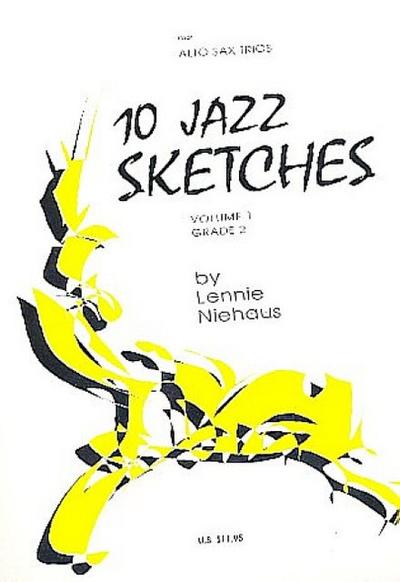 10 Jazz Sketches vol.1for 3 alto saxophones