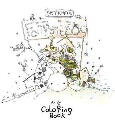 Fantastic Zoo: Adult Coloring Book